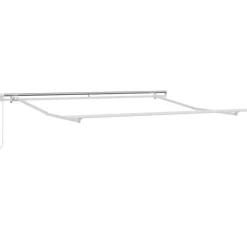 Käsin kelattava markiisi antrasiitti/valkoinen 300x250 cm (16038)