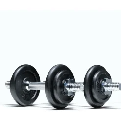 Käsipainosetti salkussa Fit'n Shape 2 kpl säädettävät 20 kg