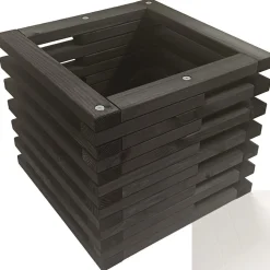 Kukka- ja valokehikko / suojaruukku EcoFurn mänty