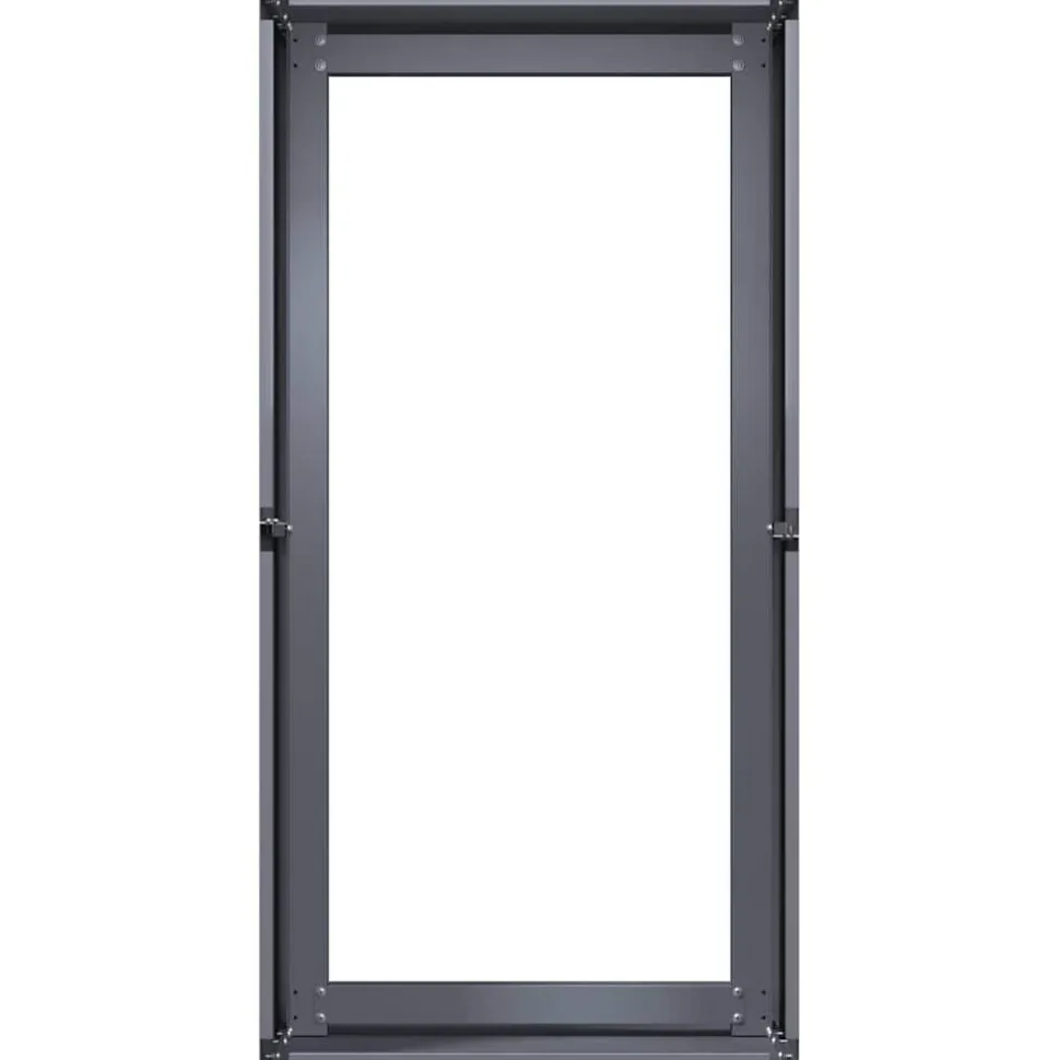 Kukkalaatikko antrasiitti 40x80x40 cm kylmävalssattu teräs (60733)