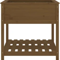 Kukkalaatikko hyllyllä, mänty, eri kokoja ja värejä