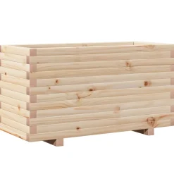 Kukkalaatikko puutarhaan 90x40x49,5 cm täysi mänty (47373)