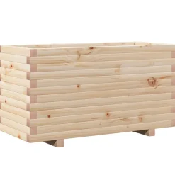 Kukkalaatikko puutarhaan 90x40x49,5 cm täysi mänty (47373)
