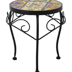 Kukkapöytä Home4You MOROCCO Ø25xK30 cm, monivärinen