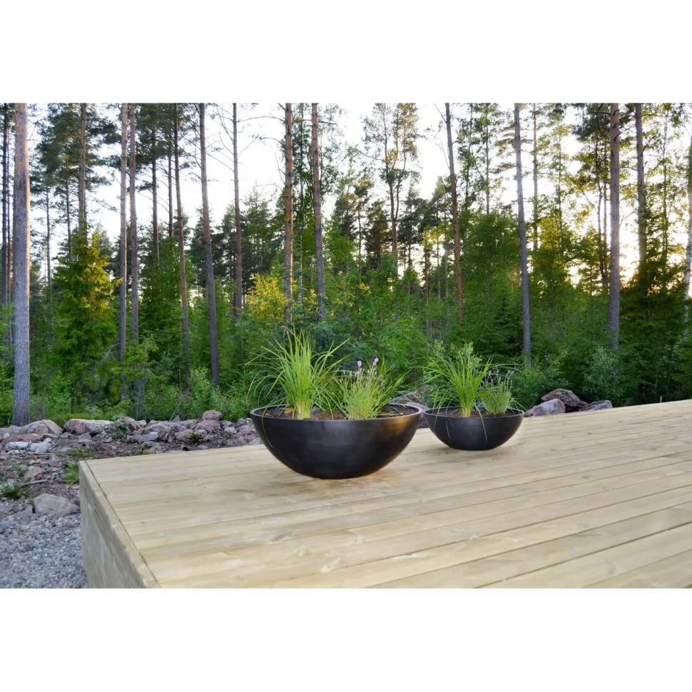 Kukkaruukku Ecopots Vienna, eri kokoja ja värejä