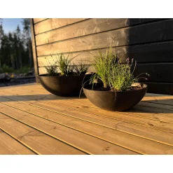 Kukkaruukku Ecopots Vienna, eri kokoja ja värejä