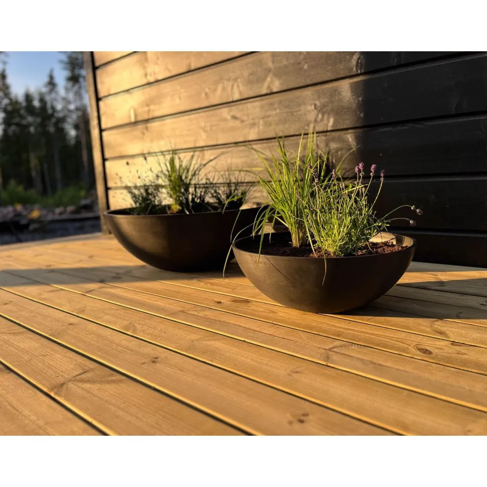 Kukkaruukku Ecopots Vienna, eri kokoja ja värejä