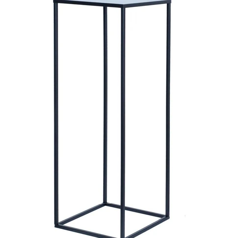 Kukkateline Home4You DEIA CHI L 25x25xK70 cm, musta