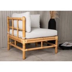 Kulmamoduuli Venture Home Cane -sohvaan, luonnollinen bambu/vaaleanharmaa