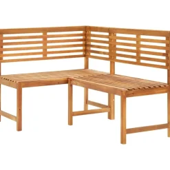 Kulmapenkki 140 cm akaasiapuu
