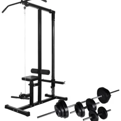 Kuntolaite levytanko- ja käsipainosarjalla 30,5 kg