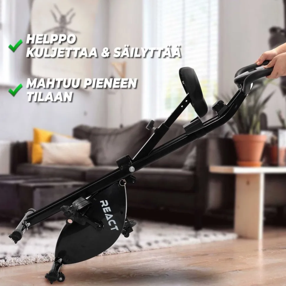 Kuntopyörä React kokoontaitettava