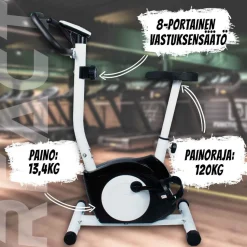 Kuntopyörä React magneettivastus max. 100 kg