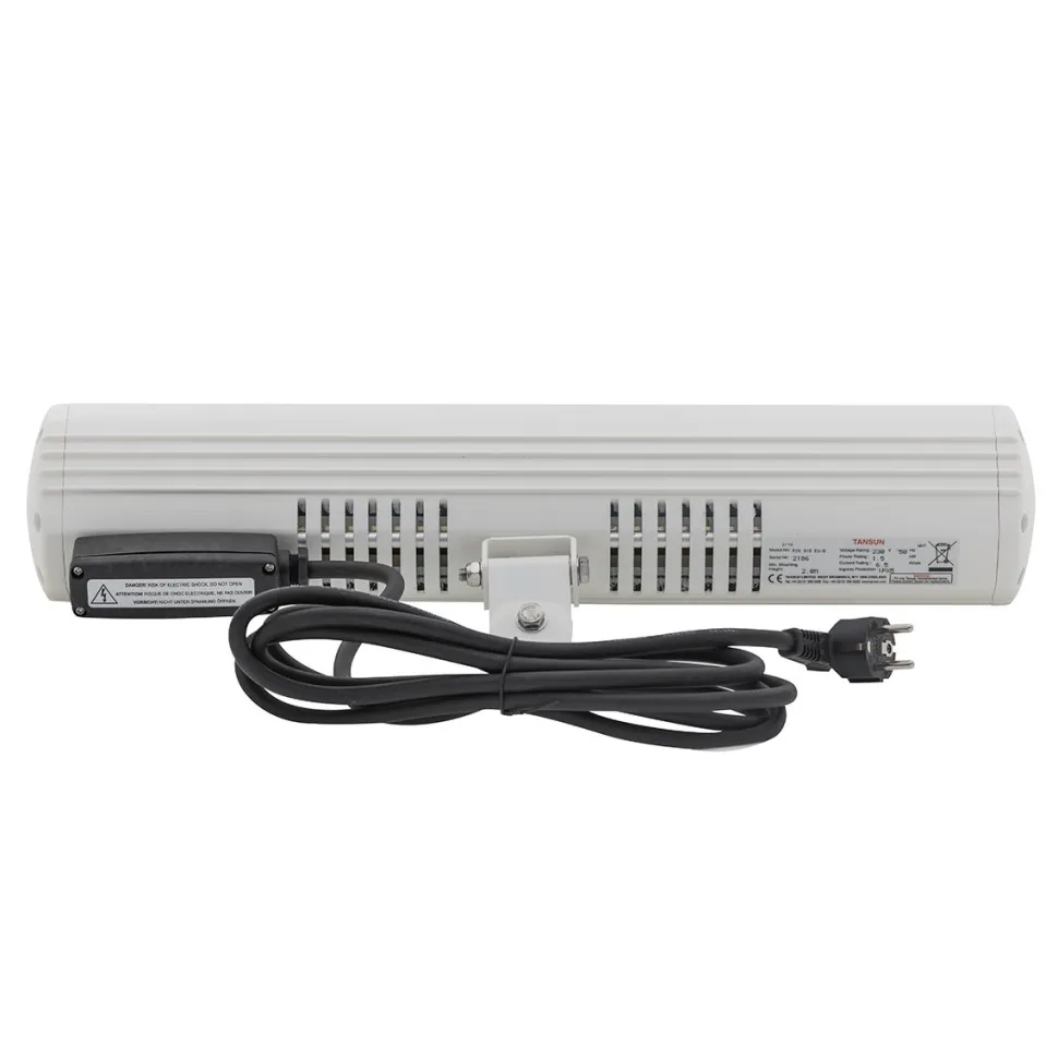 Kvartsilämmitin Tansun Bahama 1,5 kW, hopea