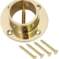 Köyden seinäkiinnike Piippo Ø 36mm messinki