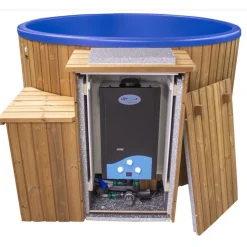 Kylpytynnyri kaasukamiinalla SpaDealers City-Palju Arctic 4-6 hlöä 1200l brown/azul blue