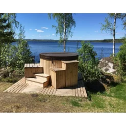 Kylpytynnyri kaasukamiinalla SpaDealers City-Palju 4-6 hlöä 1200l eri värejä