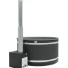 Kylpytynnyri Kirami Comfort Family L Cube, 6-8 hlöä, EP NightBlack/LightGray