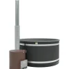 Kylpytynnyri Kirami Comfort Family L Tube, 6-8 hlöä, EP NightBlack/LightGray