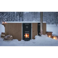 Kylpytynnyri Skargards Regal 220 Dualburn, 8-10 hlöä, Thermowood/valkoinen