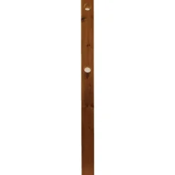 Köysitolppa Piippo 70x70x1000mm, ruskea, kahdella reiällä