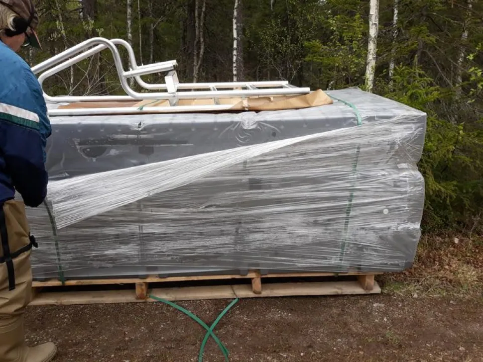 Laituri Jita Toriseva, 1.2x4.8m + 2.4x1.2m