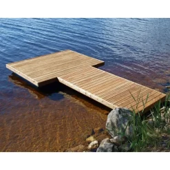 Laituri Pikku-Kuutti, 1.1x2.4m + 2.2x1.6m