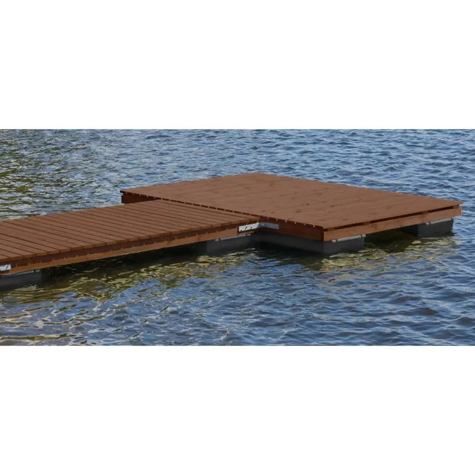Laituriponttoni Inora Jässikkä 35x35x220 cm harmaa