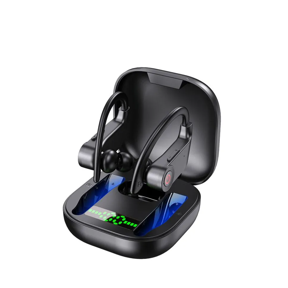 Langattomat nappikuulokkeet KuuraPods Sport V2, musta
