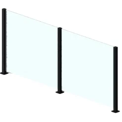 Lasielementti Green Land Patio 100x100 cm eri värejä