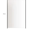 Lasikaidepaneeli Hortus alumiinitolpille 150x100cm kirkas lasi