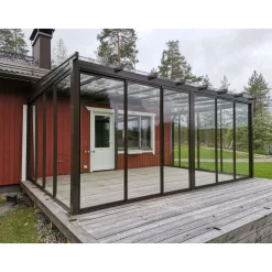 Lasiterassi Maakunnan lasi 6x3 6000x3000 mm eri värejä