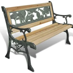 Lasten puinen puutarhapenkki 84 cm