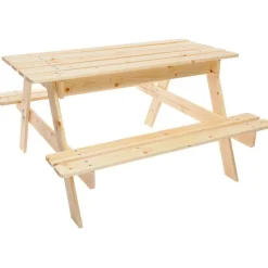 Lasten pöytäryhmä säilytystilalla Timbela M010-1, 90x90x50cm