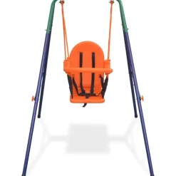 Lasten keinusarja turvavaljailla oranssi