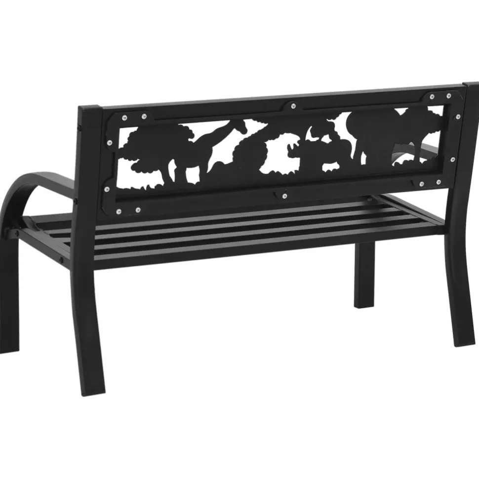 Lasten puutarhapenkki 86 cm teräs