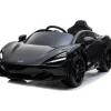 Lasten sähköauto Nordic Play McLaren 720S 12Vn kumipintarenkaat nahkaistuin musta