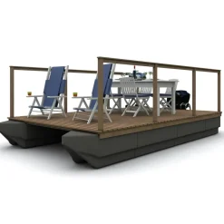 Lauttaponttoni Rotomon 2 runko-osaa + 4 kärkiosaa