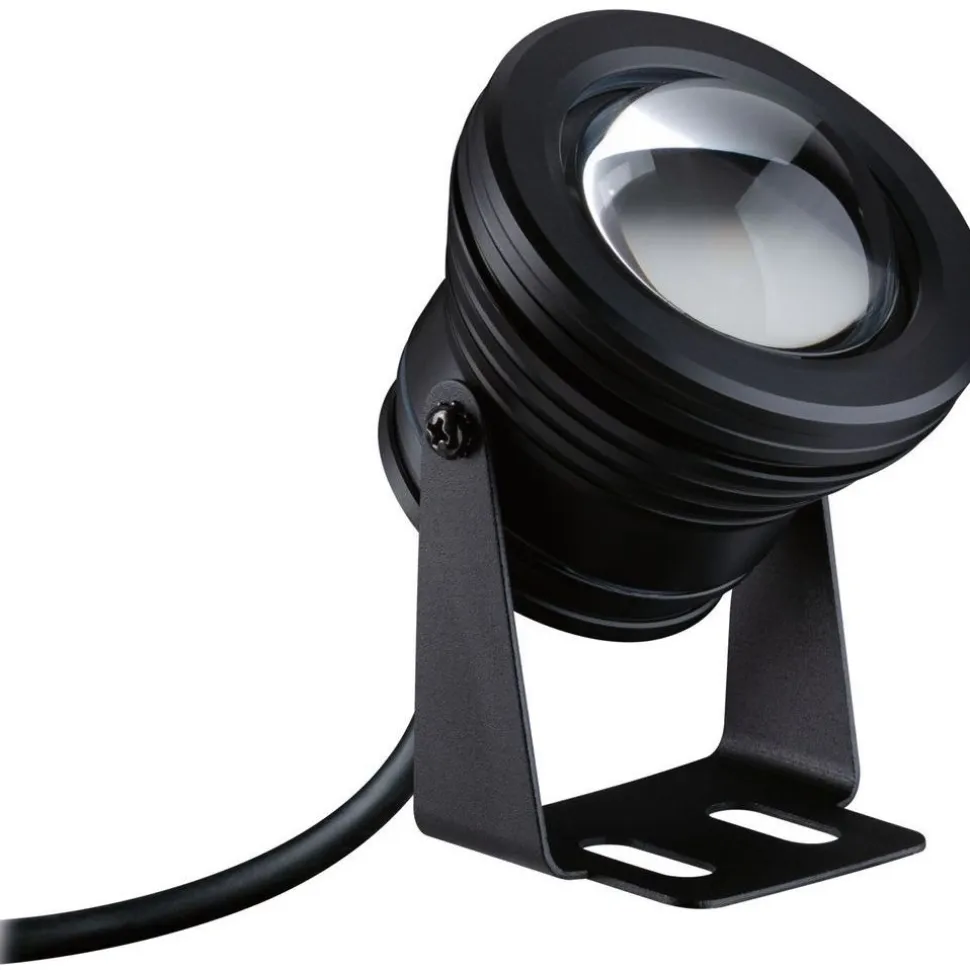 LED-allasvalaisin Paulmann Plug & Shine, IP68, 3000K, 5W, musta