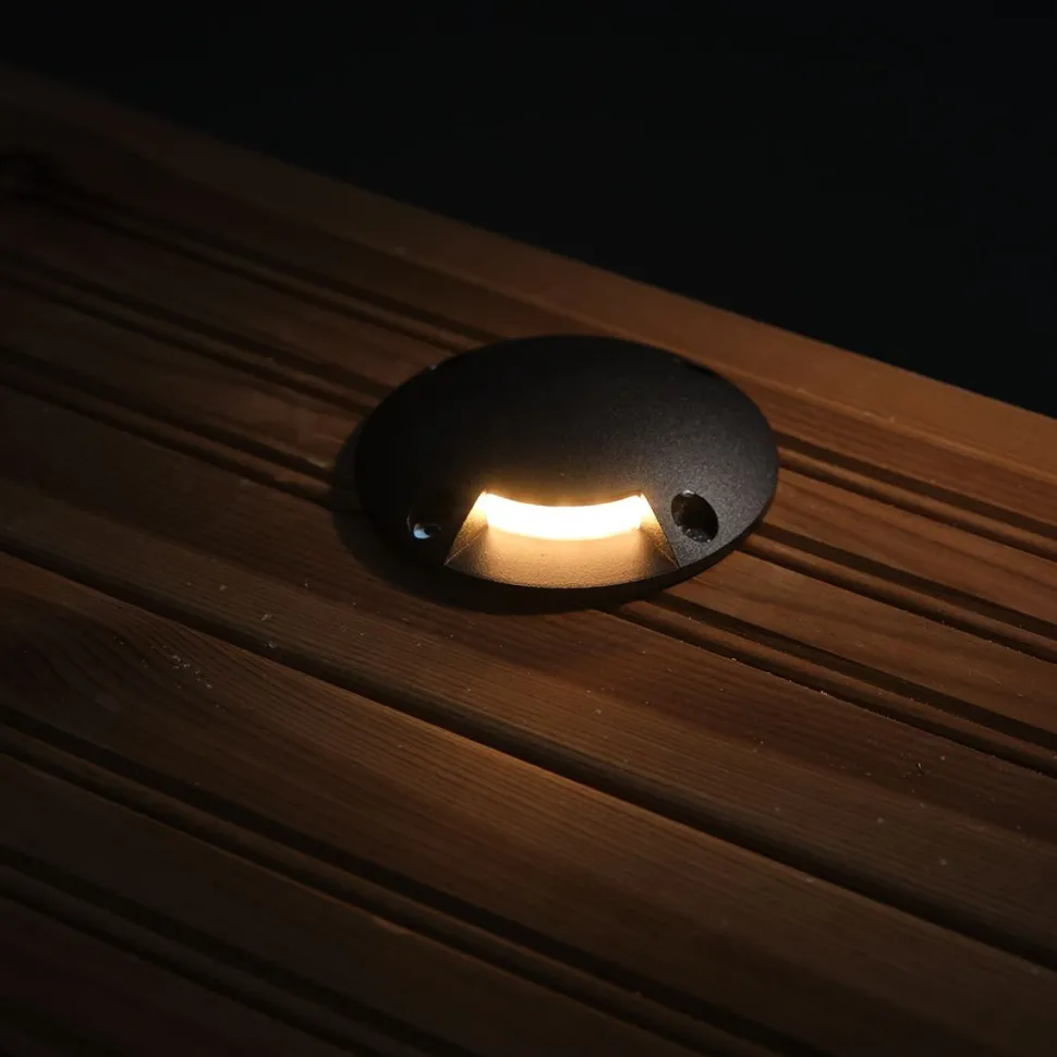 LED-laiturivalaisin FTLIGHT Marina I 1,5W 24V 4000K IP67 musta alumiini
