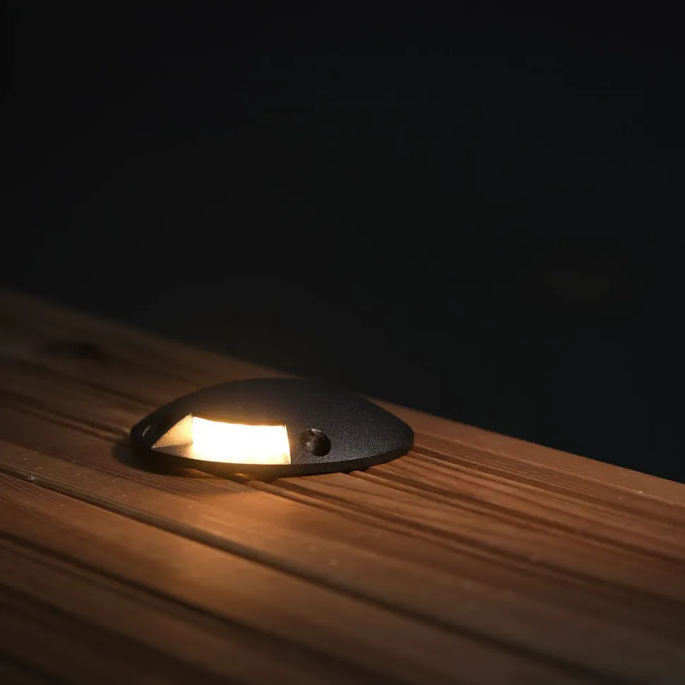 LED-laiturivalaisin FTLIGHT Marina I 1,5W 24V 4000K IP67 musta alumiini