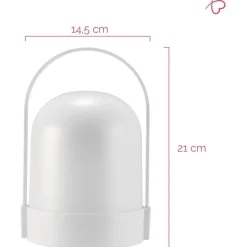 LED-lyhty Paulmann Pauleen Mobile Shine, 2700K, valkoinen