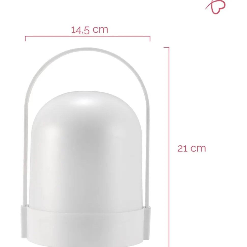 LED-lyhty Paulmann Pauleen Mobile Shine, 2700K, valkoinen