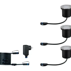 LED-Maavalaisin aloitussetti Paulmann Plug & Shine upotettava RGBW