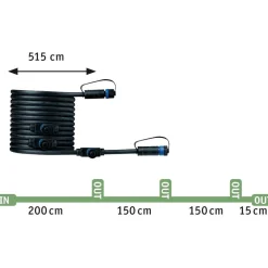 LED-Maavalaisin aloitussetti Paulmann Plug & Shine upotettava RGBW