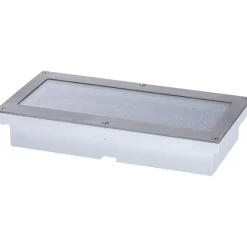 LED-maavalaisin aurinkokennolla Paulmann Aron, IP67, 3000K, liiketunnistin, valkoinen