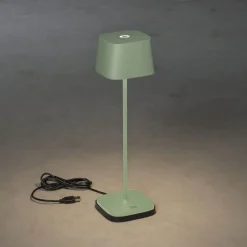 LED-pöytävalaisin Konstsmide Lounge Capri 7814-960, ladattava, terrakotta