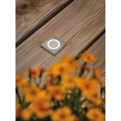 LED-terassivalaisin Paulmann House, IP67, 50x50mm, 3000K, 2W, 20lm, rst