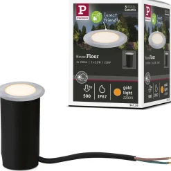 LED-terassivalaisin Paulmann, IP65, 50mm, 2200K, alumiini