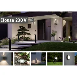 LED-terassivalaisin Paulmann Ito, IP67, 279x76mm, 3000K, antrasiitti